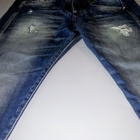 Adamus Italia Distressed High Waist Skinny Jeans - Picture 6 of 8